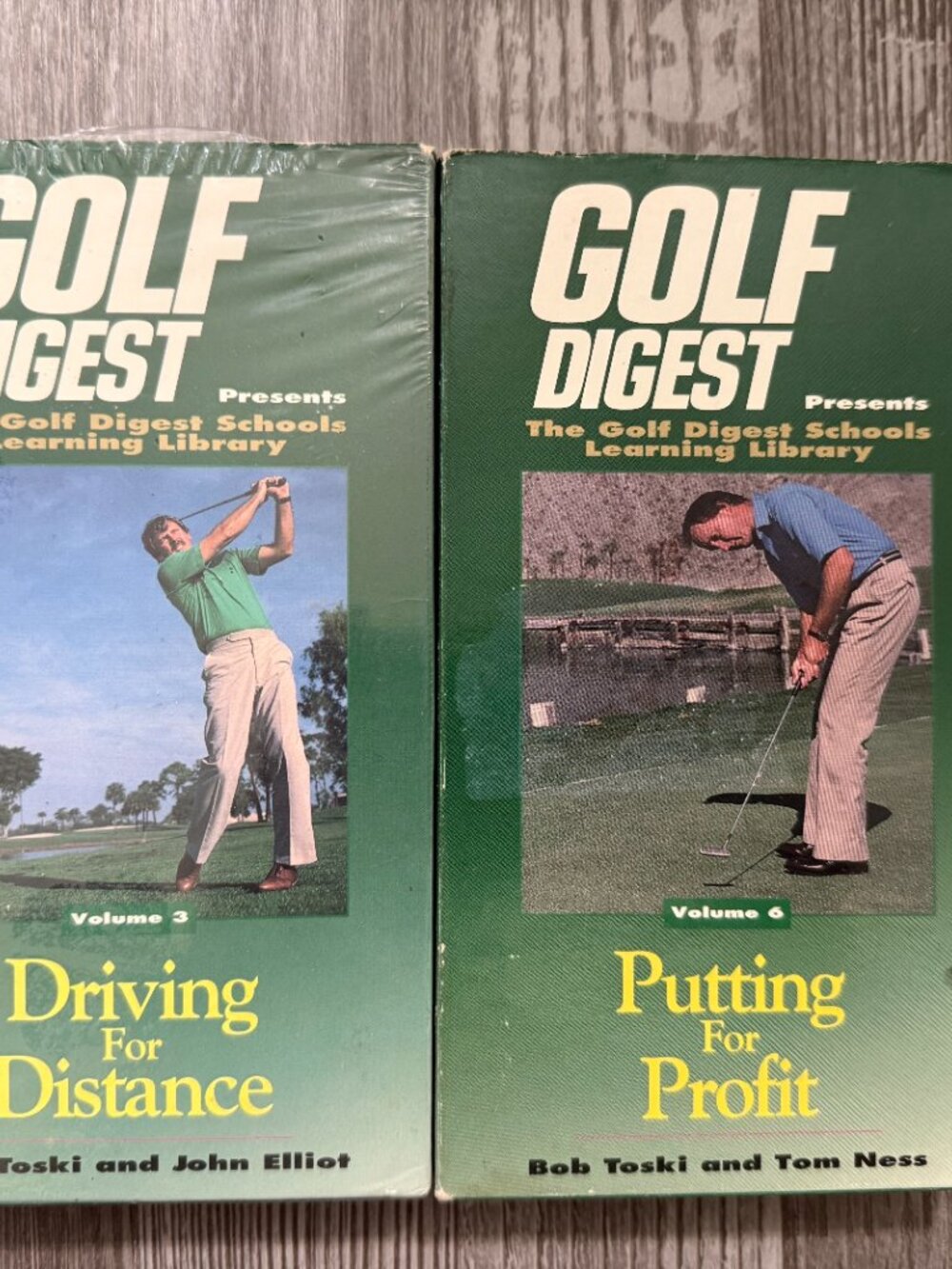 Vintage Golf VHS Lot | Golf Digest Schools Learning Library | Driving & Putting - Picture 2 of 4